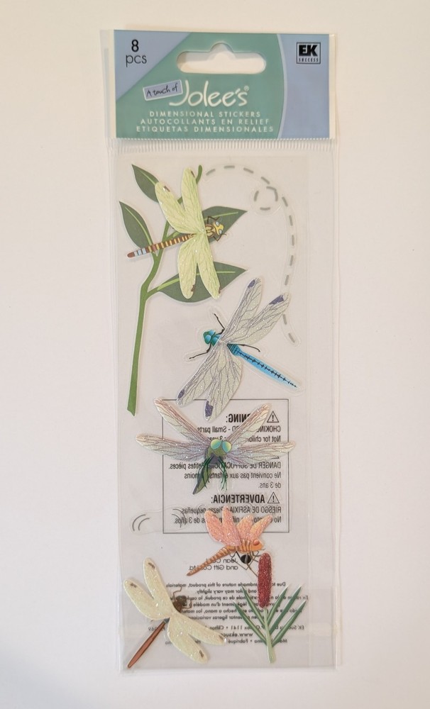 Jolee’s Dragonflies Dragonfly Themed Scrapbooking Stickers