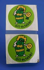 1980s Trend Scratch And Sniff Dill Pickle Stinky Stickers (2)