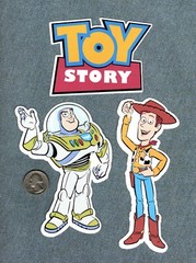 Toy Story Title – Woody & Buzz Lightyear-Disney Printed Die Cuts, 3 pcs