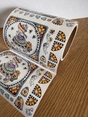 Vintage Penny Black Stickeroos Bee Sweet Sticker ROLL, Stickers Bees Girl Hive
