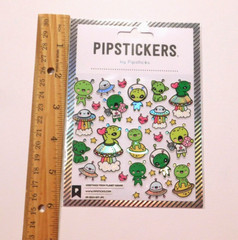 Pipstickers Lot of 1 Package ~Greetings from Planet Kawaii~ Stickers 1 Sheet NIP