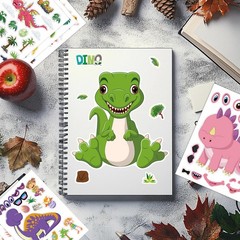 Cosomia 42 Sheets Create Funny Dinosaur Stickers, Make a Face Stickers for Bo…