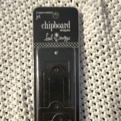 Heidi Swapp Chipboard Shapes & Frames Crimson Jet Scrapbooking Chipboard Accents