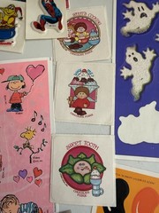 VTG 80s/90s/Y2K New & Partial Sticker Lot Puffy Scratch N Sniff Cabbage Patch