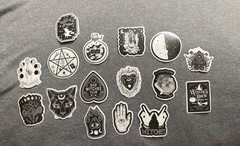 Cute Gothic Kawaii Witchy Sticker Bundle Coquette Aesthetic Lot