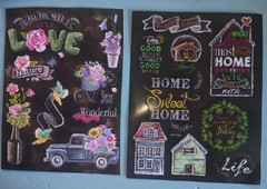 Crafter’s Square Floral Embellishment Stickers – Lot Of 2