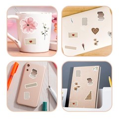 120 PCS Vintage Aesthetic Stickers for Journaling, Scrapbook Supplies, 120pcs