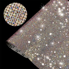 Diamond Crystal Bling Rhinestone Sticker Sheet Diamante Self Adhesive Decal DIY