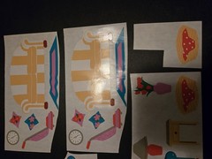 Vintage Mrs. Goodman’s Household Furniture Sticker Sheet Lot