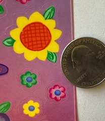 GROOVY GIRL Stickers(19pc) Creative Expressions•Flowers •Sunflowers•Butterflies