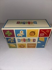 Vintage Highlights for Children Sticker File Box Holiday with Seasonal Stickers