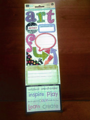 SCRAPBOOK ASSORTMENT-TOPPERS, STICKERS, PHOTO FRAMES, LETTERS, PENS – NEW