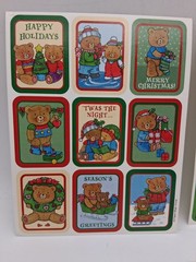 Vintage Christmas Sticker Sheets Lot of 3 Paper Magic