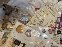 Recollections Mixed Lot Scrapbooking Embellishments Stickers Chipboard Die Cuts