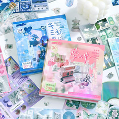 Dreamcore Japanese Aesthetic Sticker Book | 700+ Die-Cut Glossy and Matte Sti…