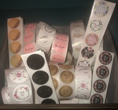 Thank You Sticker Variety Pack-100 Assorted Stickers-Great For Sellers!