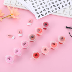 15 Sheets round Clear Consecutive Number Stickers – Small round Self Adhesive La