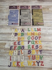 Lot Of Letter And Number Stickers Scrapbooking Junk Journals