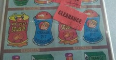 Vtg Sticker Store Scratch N Sniff NEW SEALEDOrange Scent Stickers Goofy Grocery