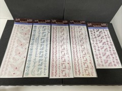 K&C Marcella K & Daisy Hill Recollections Scrapbooking Big Sheet Stickers BLK 69