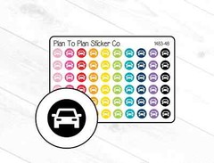 1483-48~~Car Icon Planner Stickers.