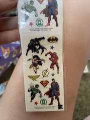 PAPER HOUSE JUSTICE LEAGUE STICKERS BATMAN-SPIDERMAN- WONDER WOMAN-SUPERMAN