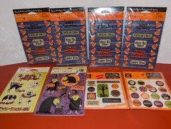 8 Packs Halloween Stickers Stickety-Doo-Da, Studio G, K&Company (127 Stickers)