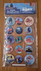 Disney Pixar Finding Dory Confetti Shaker Globes Stickers