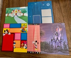 Scrapbook WDW DISNEY PRINCESS, MICKEY, PAPER/STICKERS/EMBELLISHMENTS/PAPER PUNCH