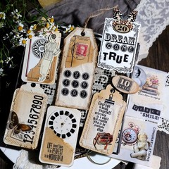 Rub On Transfers for Crafts Pressure Transfer Stickers Small, Multiple colors