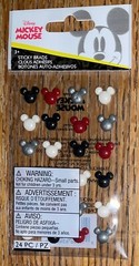 Disney Ek Success Black Red White Gray Mickey Mouse Icons Heads Ears Stickers 3D