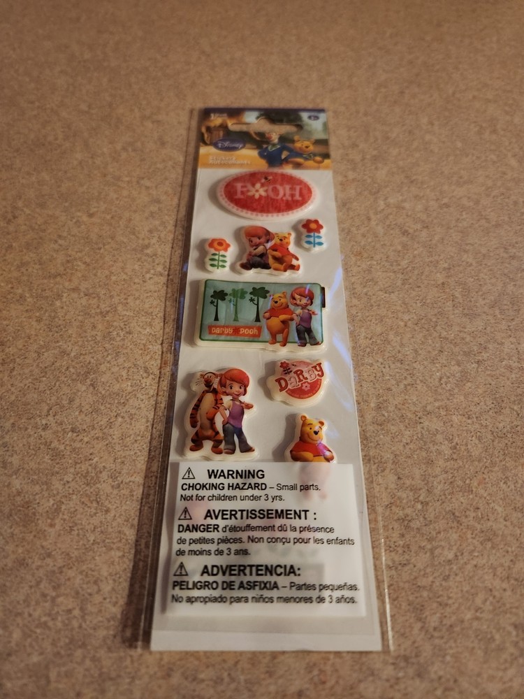 SandyLion~My Friends Tigger & Pooh/Tigger & Darby~Puffy Stickers