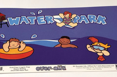 EK Success Scrapbook Title Over-all Water Park Amusement Summer Fun Children NEW