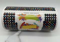 WHOLE ROLL Creative Name Banners Scrapbook Stickers NRN Designs 1999 100 Sheets