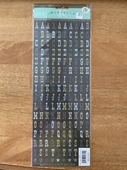 Marcella By K WELL WORN NASHVILLE ALPHABET STICKERS Blue/Green/Gray 250+ pieces!