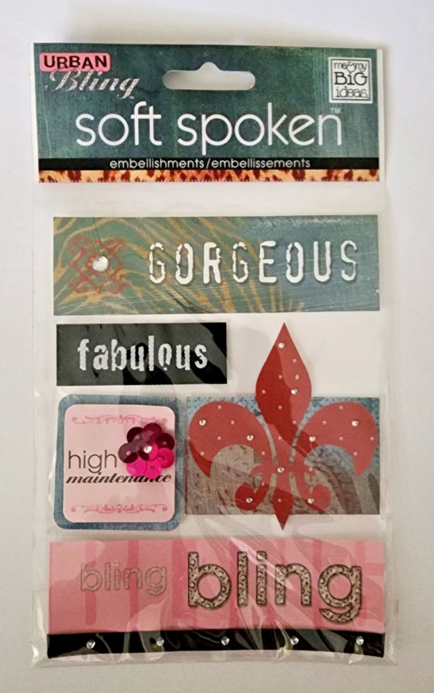 Vintage Soft Spoken Embellishments – Urban Bling – Gorgeous – SS181