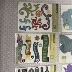 Studio 112 Chipboard For Scrapbooking Lot Of 12 (84) Pieces