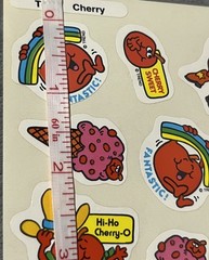Rare Vintage Food Smell Stickers Scratch N And Sniff Cherry Cowboy Ice Cream