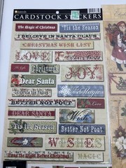 New Lot Of 6 Christmas Stickers Daisy D’s Sue Dreamer DCWV K Designs And More