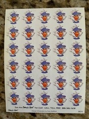 10 Suzy’s Zoo sticker sheets (lot 3)