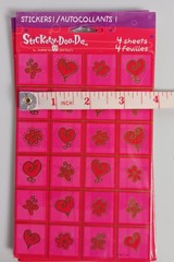 Valentine Heart Stickers Vintage Stickety Doo Da American Greetings 3 Packs 96ct