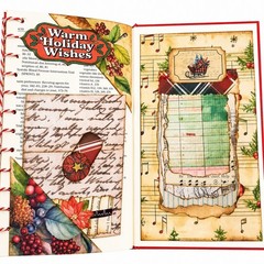 Handmade One-of-a-Kind Christmas Junk Journal | Vintage Altered Book |…