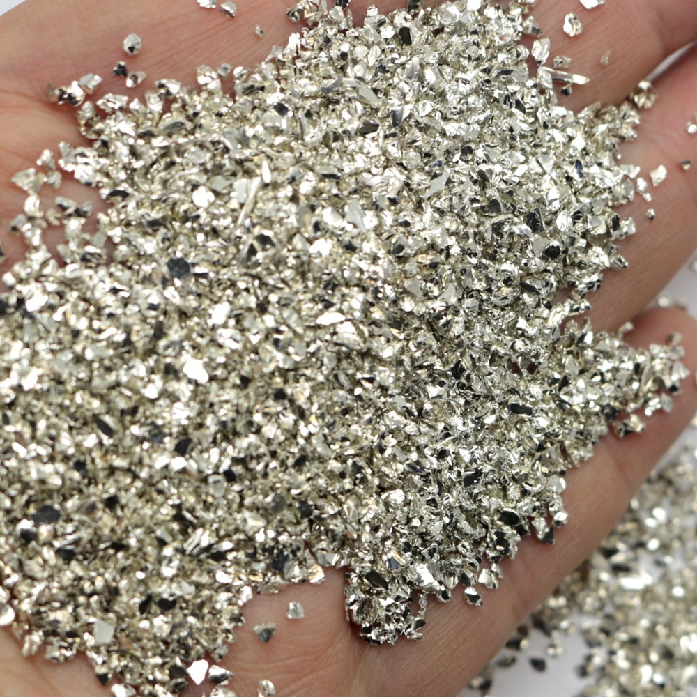 45 Gram Glass Crushed Chips Powder Irregular Shape Nail Art Tips + Storag Box