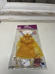 Disney+EK Success Belle Princess Scrapbook Dimensional Sticker Fabric Dress New