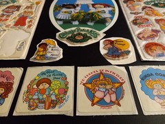 Cabbage Patch Kids, Lot of Stickers. Puffed and Regular. Vintage. Collectors