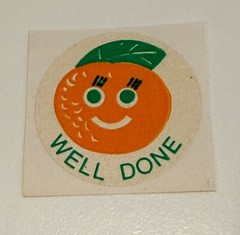 CTP Vintage 77 Scratch and Sniff Sticker – Orange