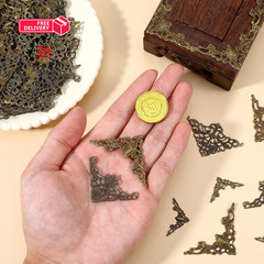 96 Pcs Metal Book Corner Protector, Decorative Photo Corners for bronze