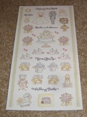 PSX Designs Collectible Sticker Sheet ~ Wedding…Tying the Know. RHTF 6×12