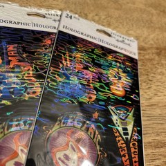 Hallmark Stickeroni Holographic Stickers Guitars Blues Rock Electric Guitar Lot