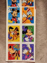 Disney Vintage Mickey and Friends Donald Reward Stickers by Hallmark 3 Sheets